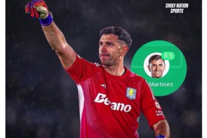 全场7次扑救！大马丁赛后被评8.1高分